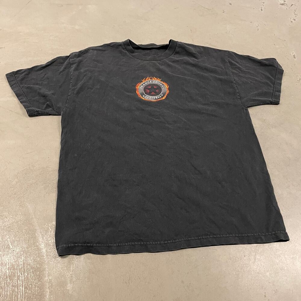 Vintage Y2K faded Orange County chopper’s motorcycle t-shirt